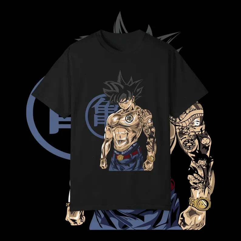 Men's Goku Vintage Dragon Ball Z T Shirt Kamehameha Short Sleeve Super Saiyan Summer Cotton Women Tees Streetwear Casual Hip Hop
Men's Goku Vintage Dragon Ball Z T Shirt Kamehameha Short Sleeve Super Saiyan Summer Cotton Women Tees Streetwear Casual Hip Hop