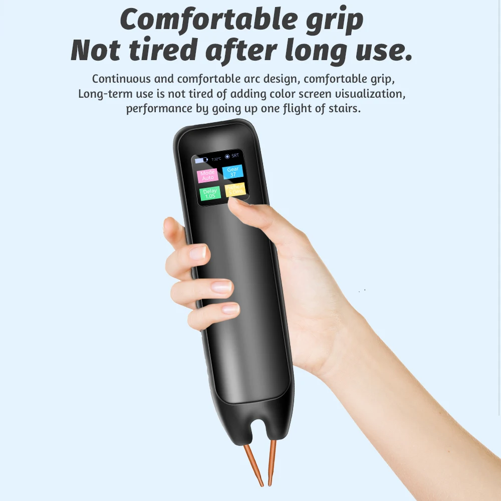 Upgraded Big Color Screen 11/99 Gears Spot Welder Adjustable Powerful Handheld Digital Spot Welding Machine Auto18650 Battery
Upgraded Big Color Screen 11/99 Gears Spot Welder Adjustable Powerful Handheld Digital Spot Welding Machine Auto18650 Battery