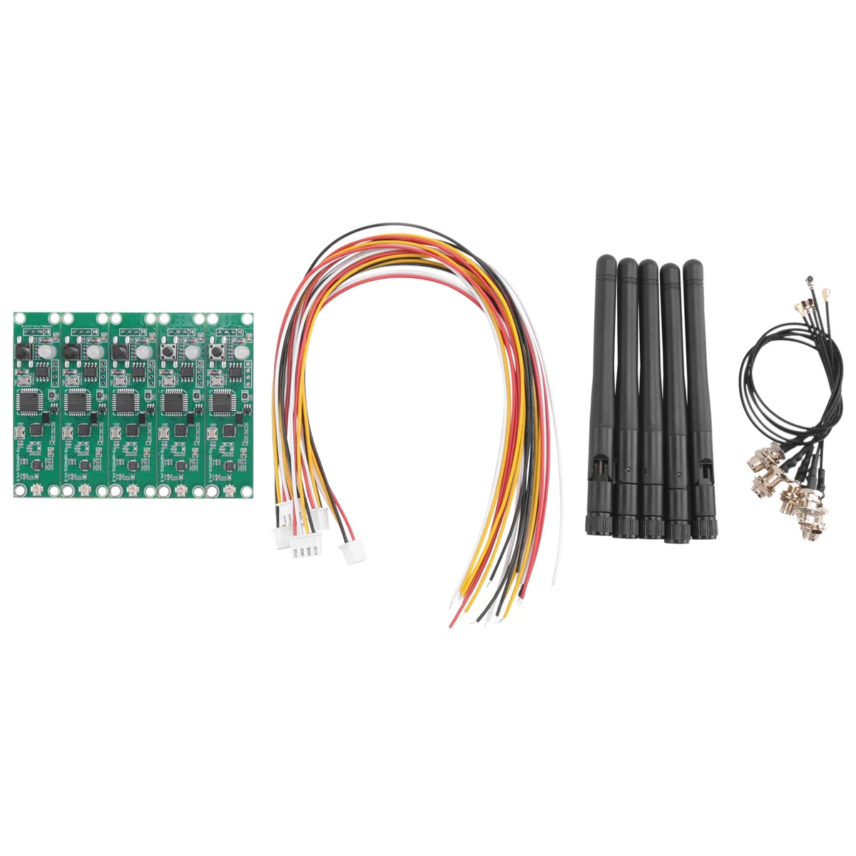 A52T5Pcs 2.4Ghz Wireless DMX 512 Transmitter Receiver PCB 2 in 1 Module Wireless PCB Board with Antenna for DMX Stage Light
A52T5Pcs 2.4Ghz Wireless DMX 512 Transmitter Receiver PCB 2 in 1 Module Wireless PCB Board with Antenna for DMX Stage Light