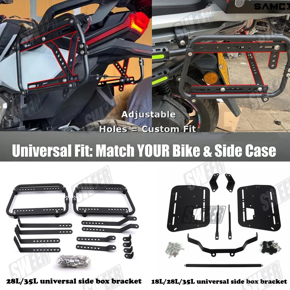 Motorcycle modification detachable side box bracket universal carbon steel luggage rack, suitable for Yamaha Honda Suzuki Kawasa
Motorcycle modification detachable side box bracket universal carbon steel luggage rack, suitable for Yamaha Honda Suzuki Kawasa