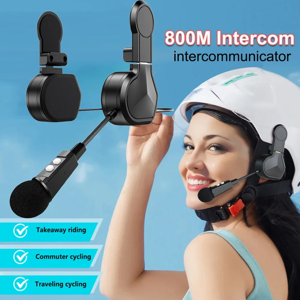 BT9 Motorcycle Bluetooth Helmet Headset Double Ear Headphone 800M Intercom Waterproof Hands-Free Call Music Player oice Control
BT9 Motorcycle Bluetooth Helmet Headset Double Ear Headphone 800M Intercom Waterproof Hands-Free Call Music Player oice Control