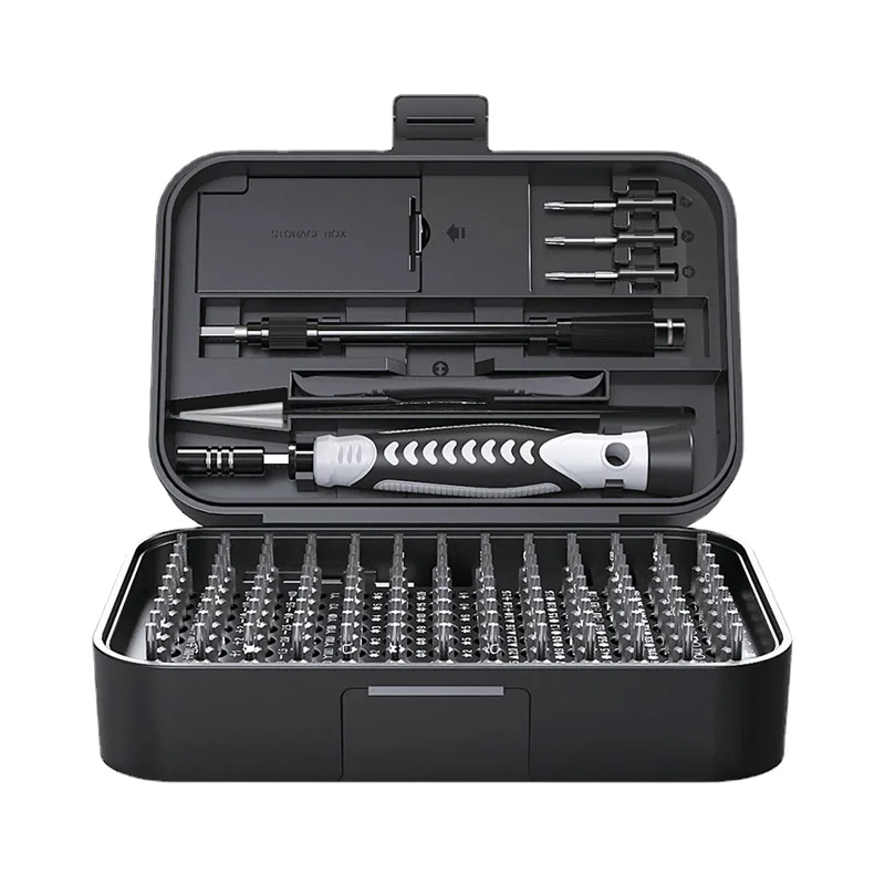 130 in 1 precision multifunctional screwdriver set combination tool CRV steel manual screwdriver set
130 in 1 precision multifunctional screwdriver set combination tool CRV steel manual screwdriver set