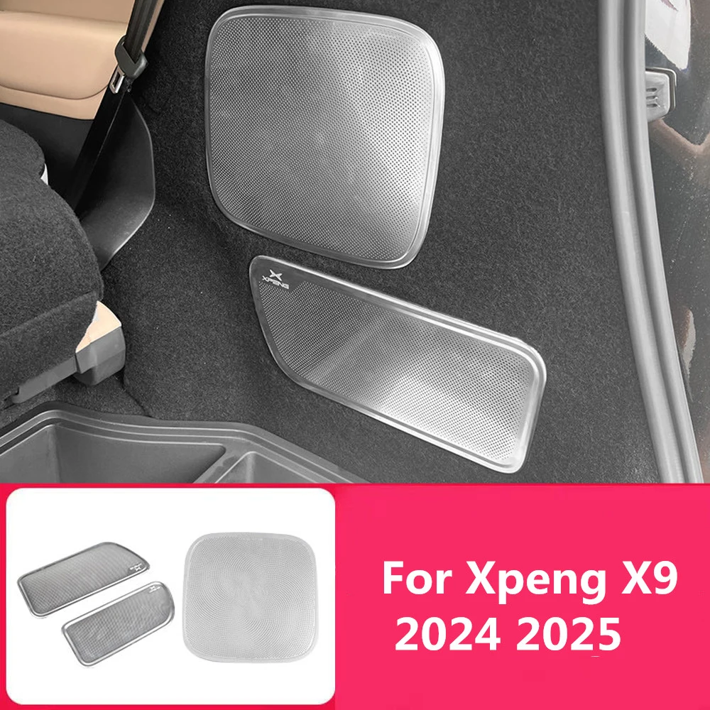 Декоративная накладка из нержавеющей стали для защиты и улучшения звука динамика багажника для Xpeng X9 2024-2025 – аксессуары для интерьера
Декоративная накладка из нержавеющей стали для защиты и улучшения звука динамика багажника для Xpeng X9 2024-2025 – аксессуары для интерьера