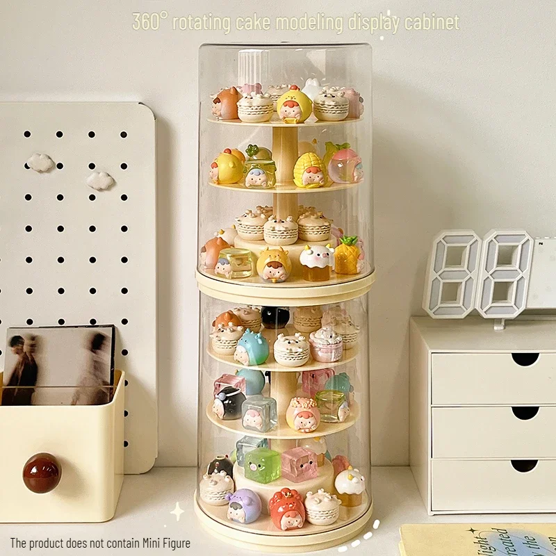 Rotating Display Cabinet For Figures Acrylic Transparent Mini Figure Display Case Stackable Organizer For Collectibles Blind Box
Rotating Display Cabinet For Figures Acrylic Transparent Mini Figure Display Case Stackable Organizer For Collectibles Blind Box