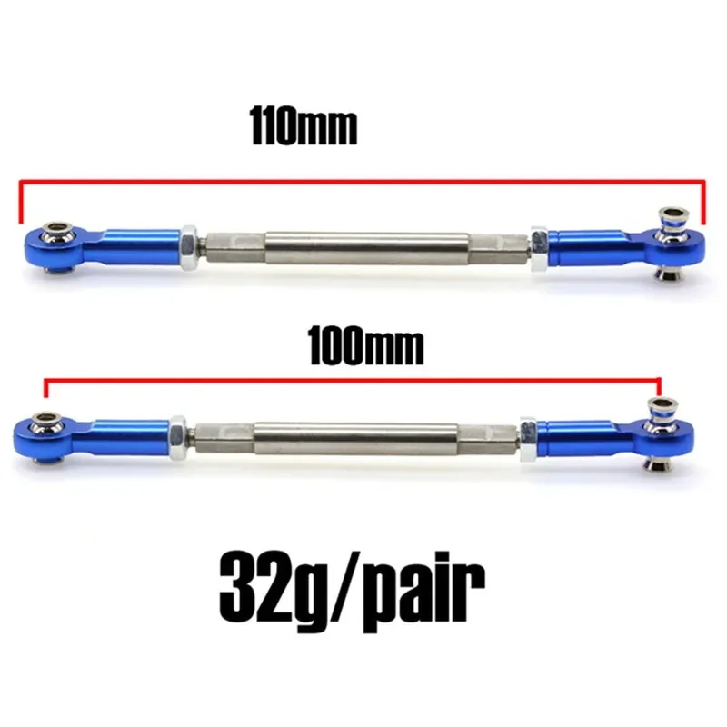 2 Pcs RC Cars For Traxxas 1/7 Unlimited Desert Racer Stainless Steel Adjustable UDR Front Steering Rod Link Accessories 8547
2 Pcs RC Cars For Traxxas 1/7 Unlimited Desert Racer Stainless Steel Adjustable UDR Front Steering Rod Link Accessories 8547