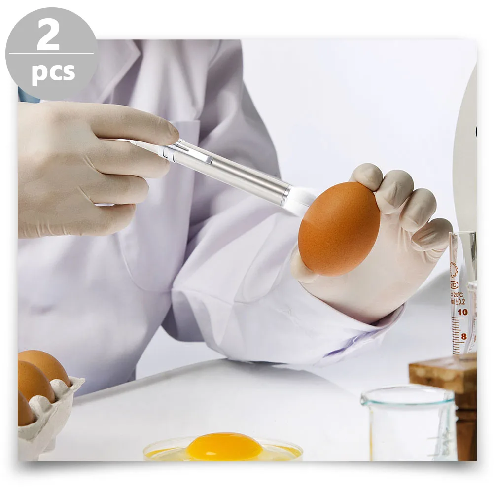 2pcs Egg Candler Tester for Pigeon Eggs Candling Light Hatching Led Incubator Stainless Steel Nylon Practical Household
2pcs Egg Candler Tester for Pigeon Eggs Candling Light Hatching Led Incubator Stainless Steel Nylon Practical Household