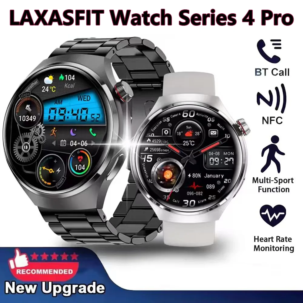 LAXASFIT New Men's Smart Watch HD Screen Heart Rate Bluetooth Call NFC Smartwatch For 2025 Men Women Holiday Gifts
LAXASFIT New Men's Smart Watch HD Screen Heart Rate Bluetooth Call NFC Smartwatch For 2025 Men Women Holiday Gifts