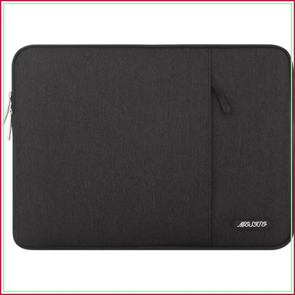 16 inch Laptop Sleeve Compatible with MacBook Pro, HP, Dell, Lenovo, ASUS, Polyester Vertical Carrying Case with Pocket, Black
16 inch Laptop Sleeve Compatible with MacBook Pro, HP, Dell, Lenovo, ASUS, Polyester Vertical Carrying Case with Pocket, Black
