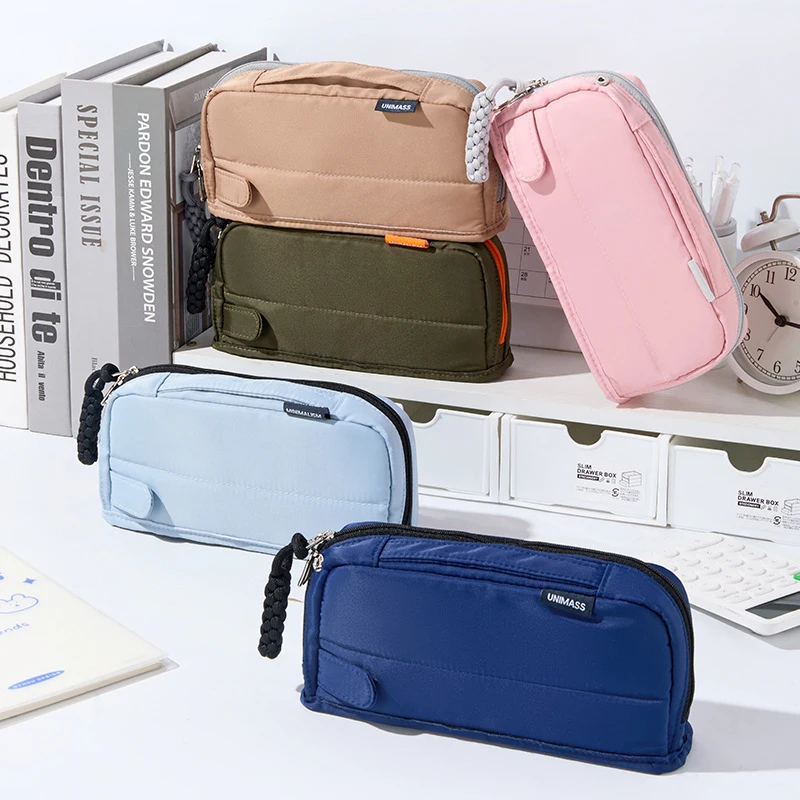 Large Capacity Pencil Case, Multi-Functional Student Stationery Organizer, Expandable Pen Bag, Convertible Handmade Pouch for Sc
Large Capacity Pencil Case, Multi-Functional Student Stationery Organizer, Expandable Pen Bag, Convertible Handmade Pouch for Sc