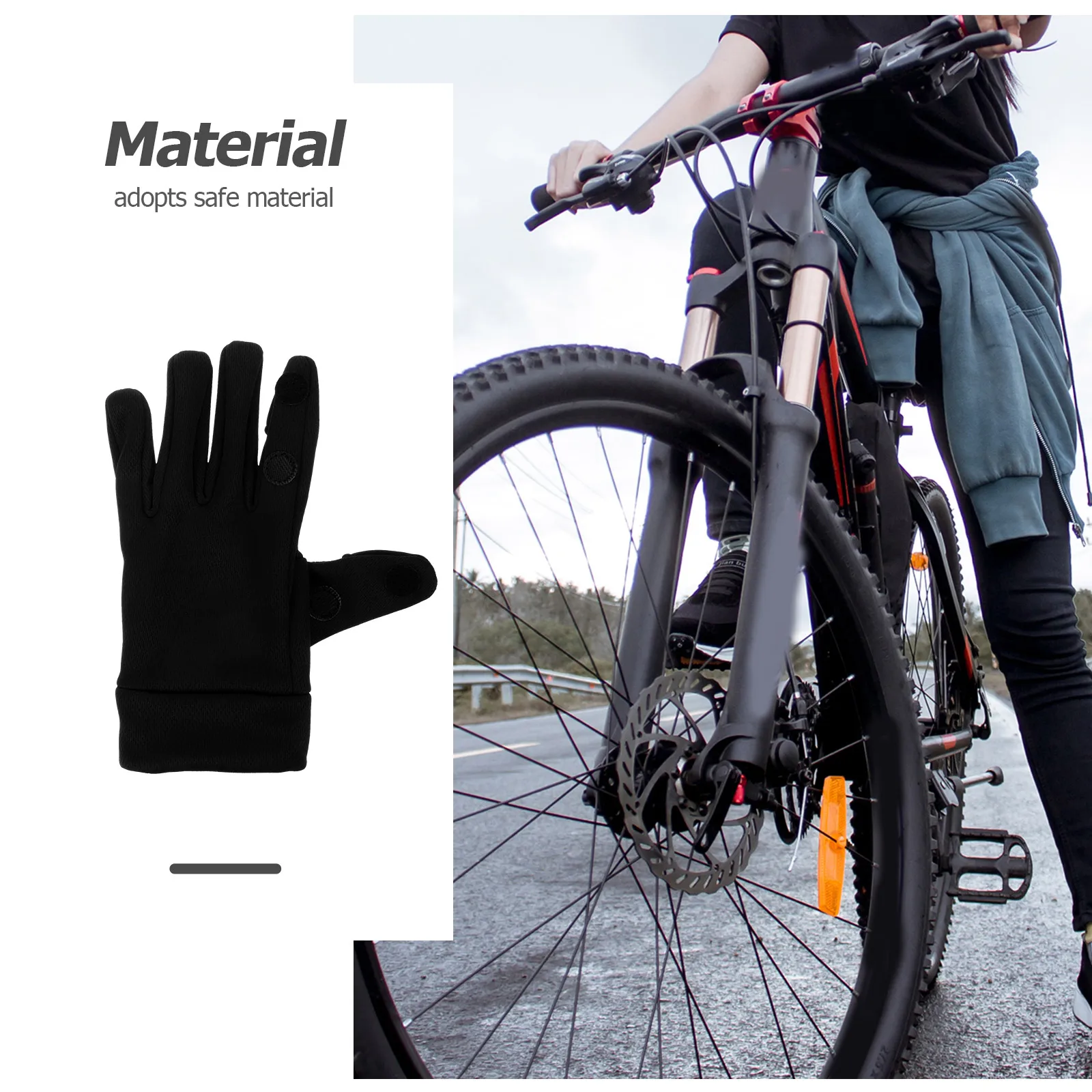 1Pair Winter Warm Gloves Touch Screen for Men Outdoor Motorcycling Cycling Riding Gloves Tear-Resistant Soft Texture
1Pair Winter Warm Gloves Touch Screen for Men Outdoor Motorcycling Cycling Riding Gloves Tear-Resistant Soft Texture