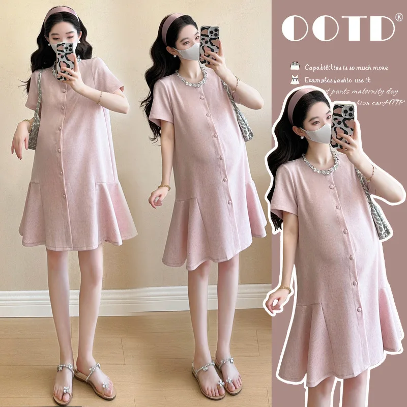 2025 Pregnant Women's Clothing Summer New Sweet and High End Feeling Age Reducing Fashion Slimming Dress
2025 Pregnant Women's Clothing Summer New Sweet and High End Feeling Age Reducing Fashion Slimming Dress
