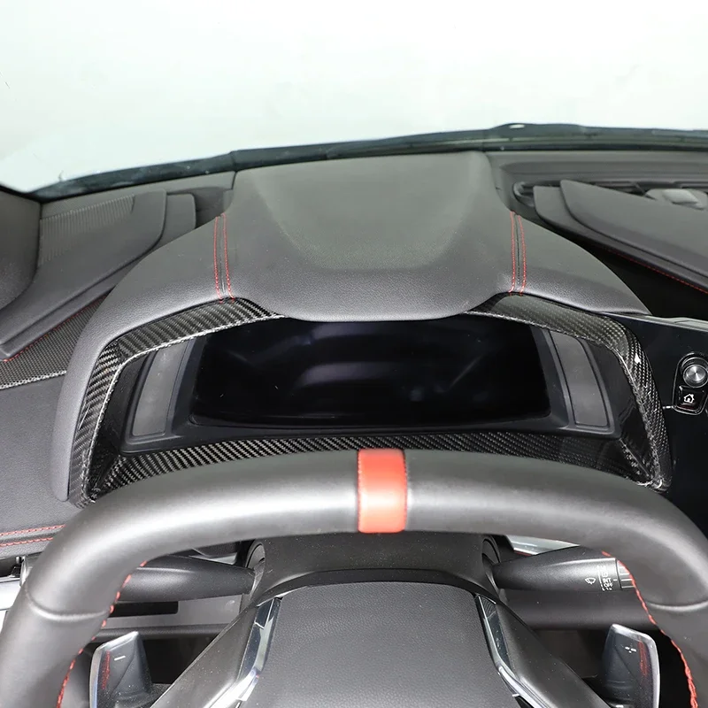 Для Chevrolet Corvette C8 Stingray Z51 Z06 2020-2024 реальное углеродное волокно Автомобильная панель Speedmeter рамка Крышка отделка автомобильные аксессуары 
Для Chevrolet Corvette C8 Stingray Z51 Z06 2020-2024 реальное углеродное волокно Автомобильная панель Speedmeter рамка Крышка отделка автомобильные аксессуары