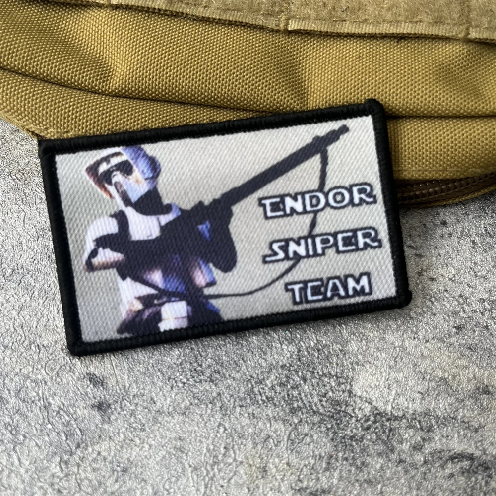 "Sniper Team" Printed Hook and Loop Patches for Clothing Tactical Badge Military Army Armband Backpack Decorative Sticker
"Sniper Team" Printed Hook and Loop Patches for Clothing Tactical Badge Military Army Armband Backpack Decorative Sticker