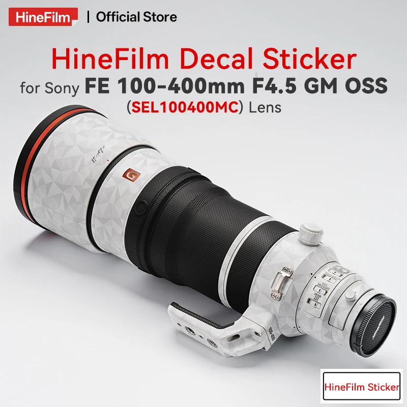 Hinefilm SKin for Sony FE100-400 F4.5 GM Lens Decal Skin for Sony FE 100-400mm F4.5 GM OSS Lens Sticker Wrap Cover 100 400 Lens
Hinefilm SKin for Sony FE100-400 F4.5 GM Lens Decal Skin for Sony FE 100-400mm F4.5 GM OSS Lens Sticker Wrap Cover 100 400 Lens