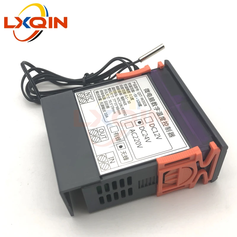 LXQIN STC-1000 Digital Controller Heating Cooling Thermostat with Sensor 12V 110-220VAC
LXQIN STC-1000 Digital Controller Heating Cooling Thermostat with Sensor 12V 110-220VAC