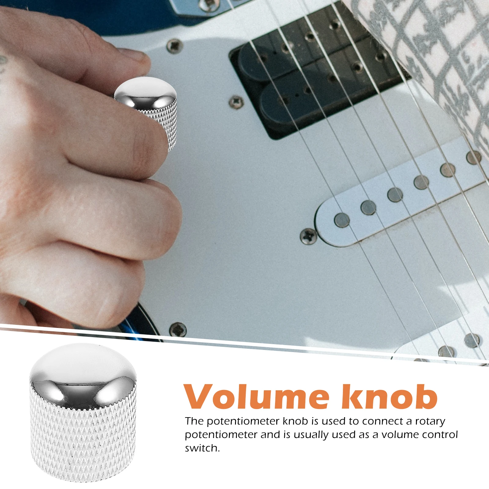 Knob Cap Electric Guitar Replacement Parts Tone Volume Control Knobs Metal Upgrade Zinc Alloy
Knob Cap Electric Guitar Replacement Parts Tone Volume Control Knobs Metal Upgrade Zinc Alloy
