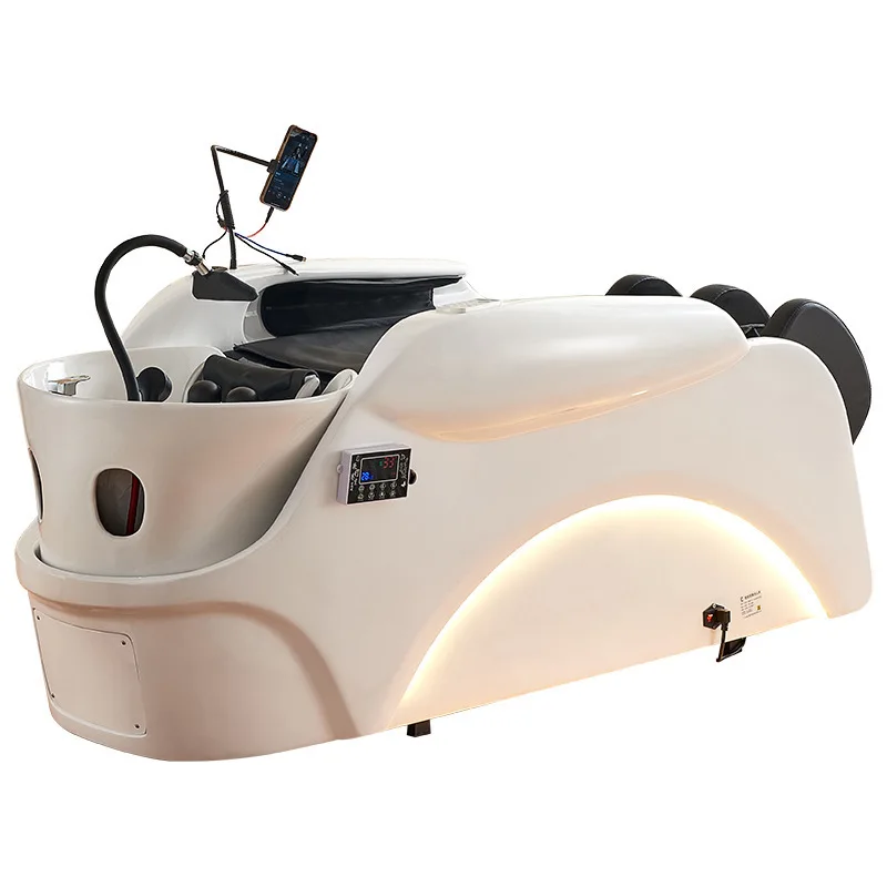 Intelligent electric massage shampoo bed Automatic water circulation head treatment bed Special for barber shops
Intelligent electric massage shampoo bed Automatic water circulation head treatment bed Special for barber shops