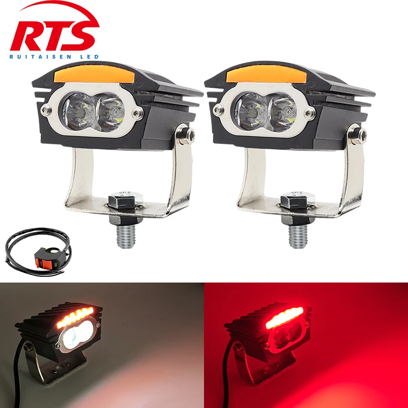 Motorcycle Headlight Dual Color White Red LED Fog Spot Light Owl Shape Head Light Owl Eye Led Lights For Motor Accessories
Motorcycle Headlight Dual Color White Red LED Fog Spot Light Owl Shape Head Light Owl Eye Led Lights For Motor Accessories