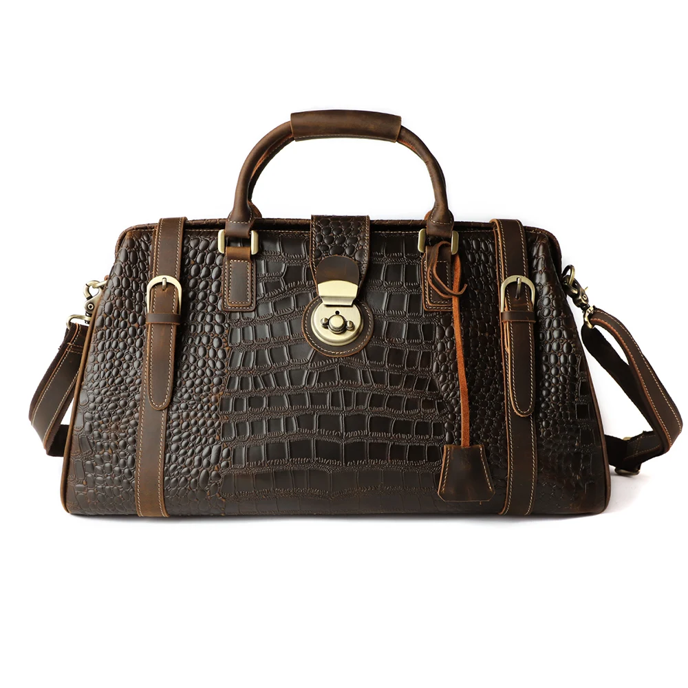 Large capacity lockable luggage bag single shoulder crossbody bag crocodile pattern high-end business trip men's travel bag
Large capacity lockable luggage bag single shoulder crossbody bag crocodile pattern high-end business trip men's travel bag