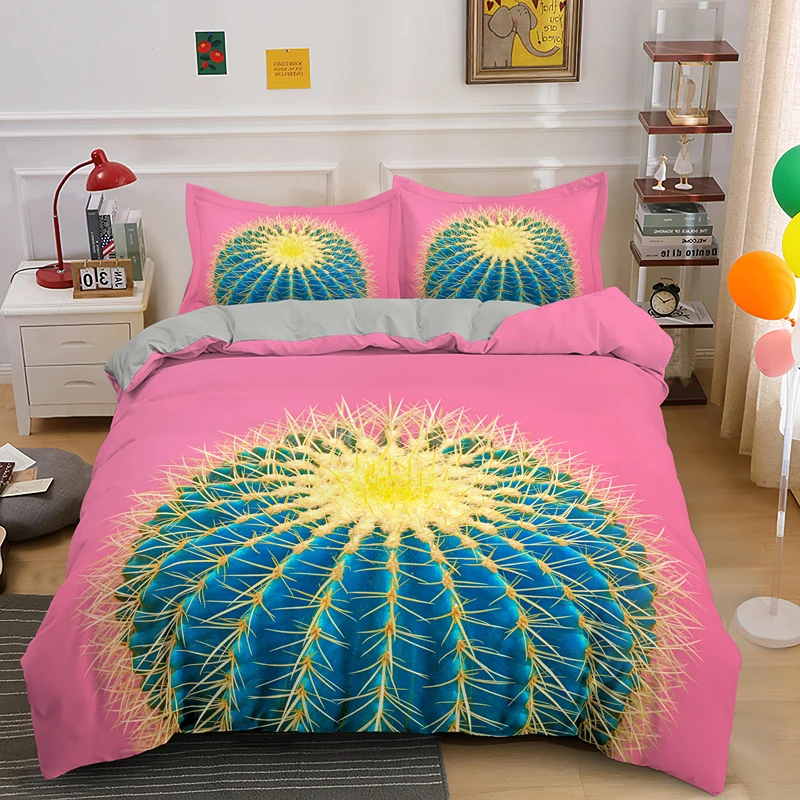 3D Colorful Cactus Succulents Plant Print Duvet Cover with Pillowcases Queen King Twin Size Quilt Cover Kids Adult Home Decor
3D Colorful Cactus Succulents Plant Print Duvet Cover with Pillowcases Queen King Twin Size Quilt Cover Kids Adult Home Decor