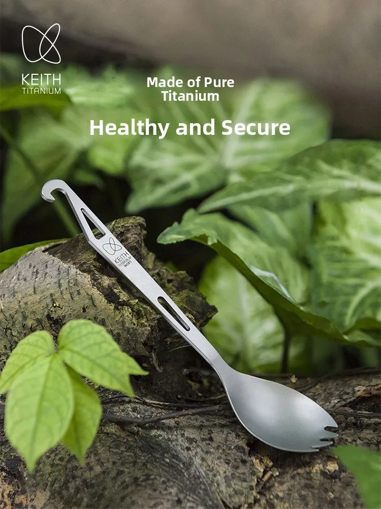 Portable Pure Titanium Spoons Forks KEITH Camping Utensils Soup Spoons Picnic Outdoor Dining Gear Lightweight Titanium Spoons
Portable Pure Titanium Spoons Forks KEITH Camping Utensils Soup Spoons Picnic Outdoor Dining Gear Lightweight Titanium Spoons