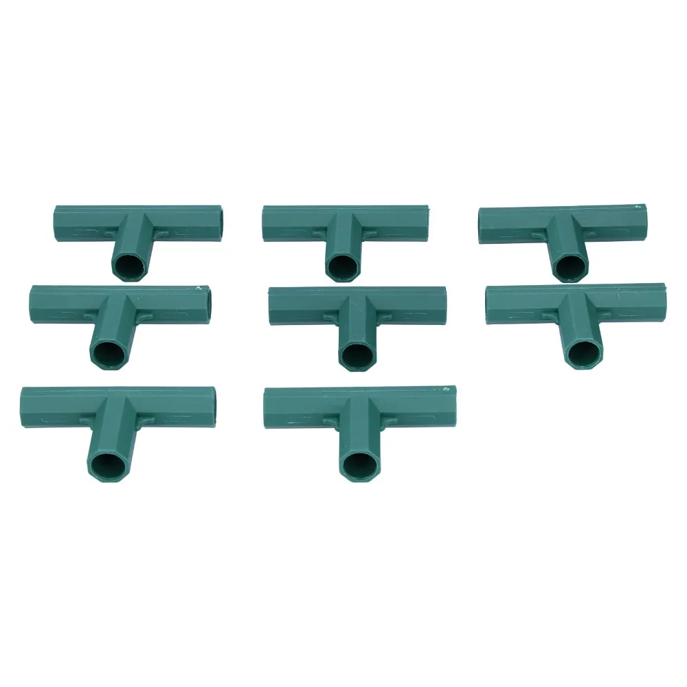 8Pcs Durable 3 Way Tee Connector Plastic 16mm Garden Stake Adapter T Shape Sturdy Plant Stake Joint Garden Plant Support
8Pcs Durable 3 Way Tee Connector Plastic 16mm Garden Stake Adapter T Shape Sturdy Plant Stake Joint Garden Plant Support