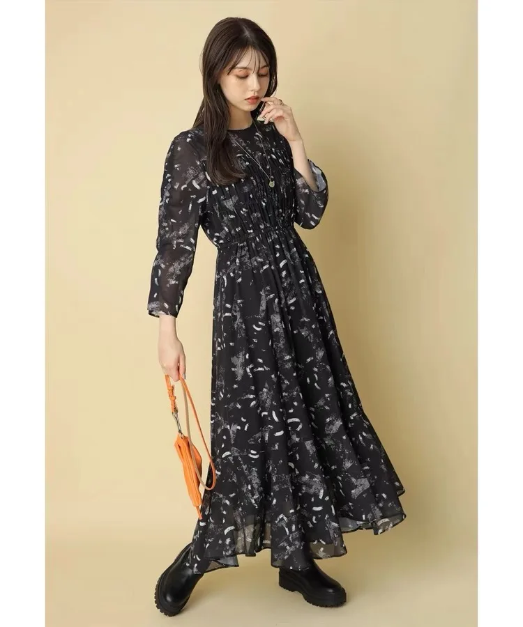Xingyejia Three Thousand Dresses round Neck Geometric Pattern Printed Casual Dress Women's Fashion Autumn Season 100% Other M...
Xingyejia Three Thousand Dresses round Neck Geometric Pattern Printed Casual Dress Women's Fashion Autumn Season 100% Other M...