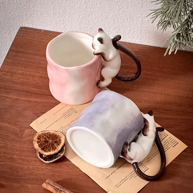 350ml Creative Ceramic Cat Mug with 3D Embossed Cat Design Exquisite Afternoon Tea Latte Coffee Cup Home Breakfast Milk Mug Gift
350ml Creative Ceramic Cat Mug with 3D Embossed Cat Design Exquisite Afternoon Tea Latte Coffee Cup Home Breakfast Milk Mug Gift