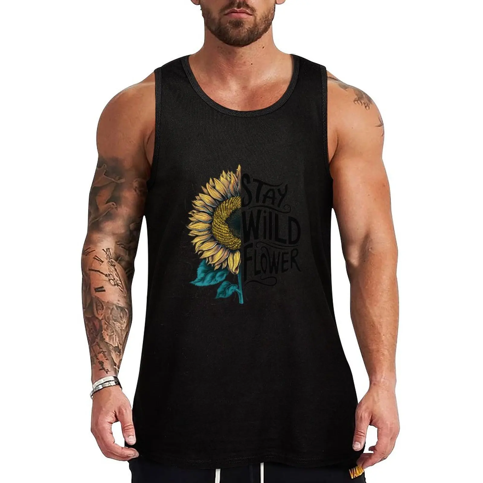 stay wild sunflower Tank Top clothes for men summer Men's t-shirts Male clothes
stay wild sunflower Tank Top clothes for men summer Men's t-shirts Male clothes