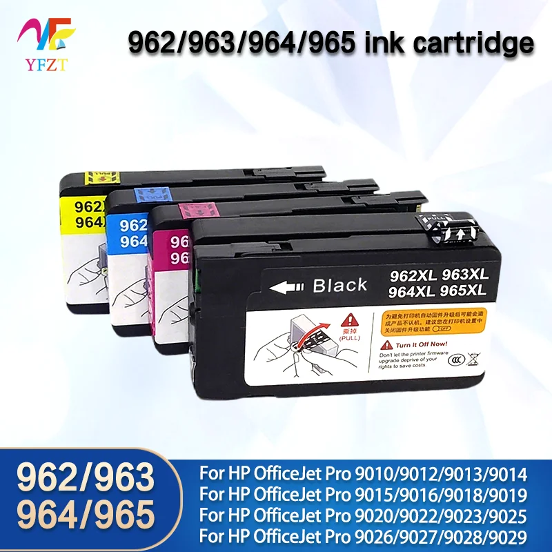 For HP 962 962XL 963 964 965 Ink Cartridge for HP Officejet pro 9010/9012/9013/9014/9015/9016/9018/9019/9020/9022/9023/9025/9026
For HP 962 962XL 963 964 965 Ink Cartridge for HP Officejet pro 9010/9012/9013/9014/9015/9016/9018/9019/9020/9022/9023/9025/9026