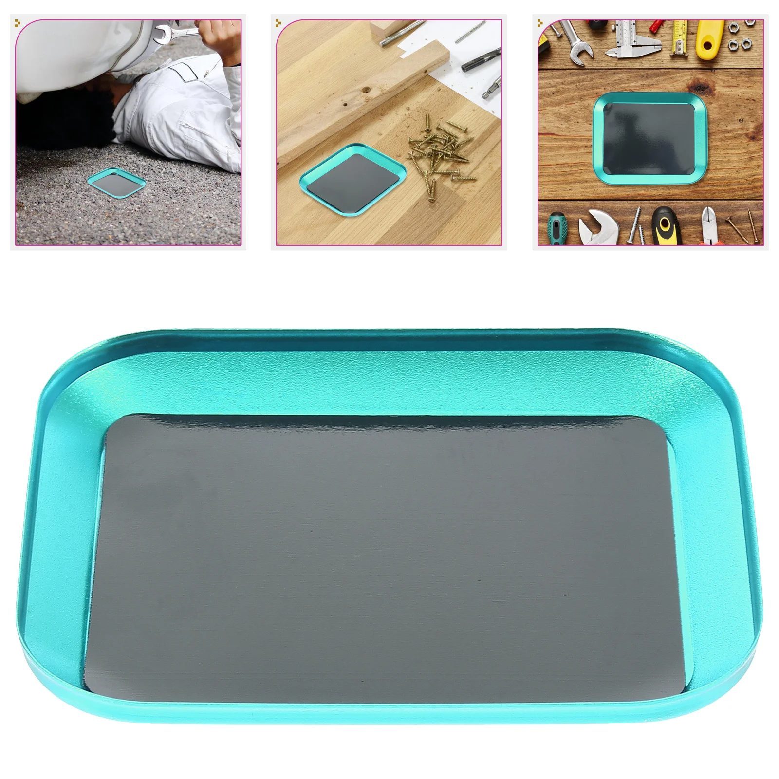 Aluminium Screw Tray with Magnetic Pad for Model Building Phone Repair and Electronics Maintenance for Mechanics DIY Enthusiasts
Aluminium Screw Tray with Magnetic Pad for Model Building Phone Repair and Electronics Maintenance for Mechanics DIY Enthusiasts