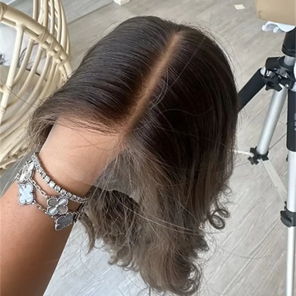 Ash Brown Honey Blonde Highlights wig Natural Women Lace Wigs Synthetic Futura Fibre Loose Deep Wave Brunette Brown Wig
Ash Brown Honey Blonde Highlights wig Natural Women Lace Wigs Synthetic Futura Fibre Loose Deep Wave Brunette Brown Wig