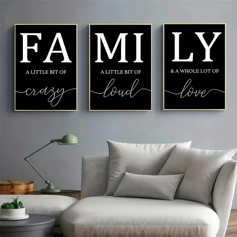 Minimalist Family Writing Home Decoration Luxury Living Room Pictures Decorative Paintings Poster Canvas Wall Art No Frame
Minimalist Family Writing Home Decoration Luxury Living Room Pictures Decorative Paintings Poster Canvas Wall Art No Frame