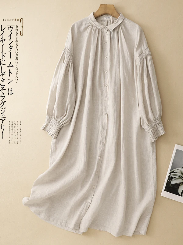 French Style Cotton Lin Dress Pleated Sweet Collar Retro Forest Girl Wind Break Tag for Korean Japanese Clothing School Scene
French Style Cotton Lin Dress Pleated Sweet Collar Retro Forest Girl Wind Break Tag for Korean Japanese Clothing School Scene