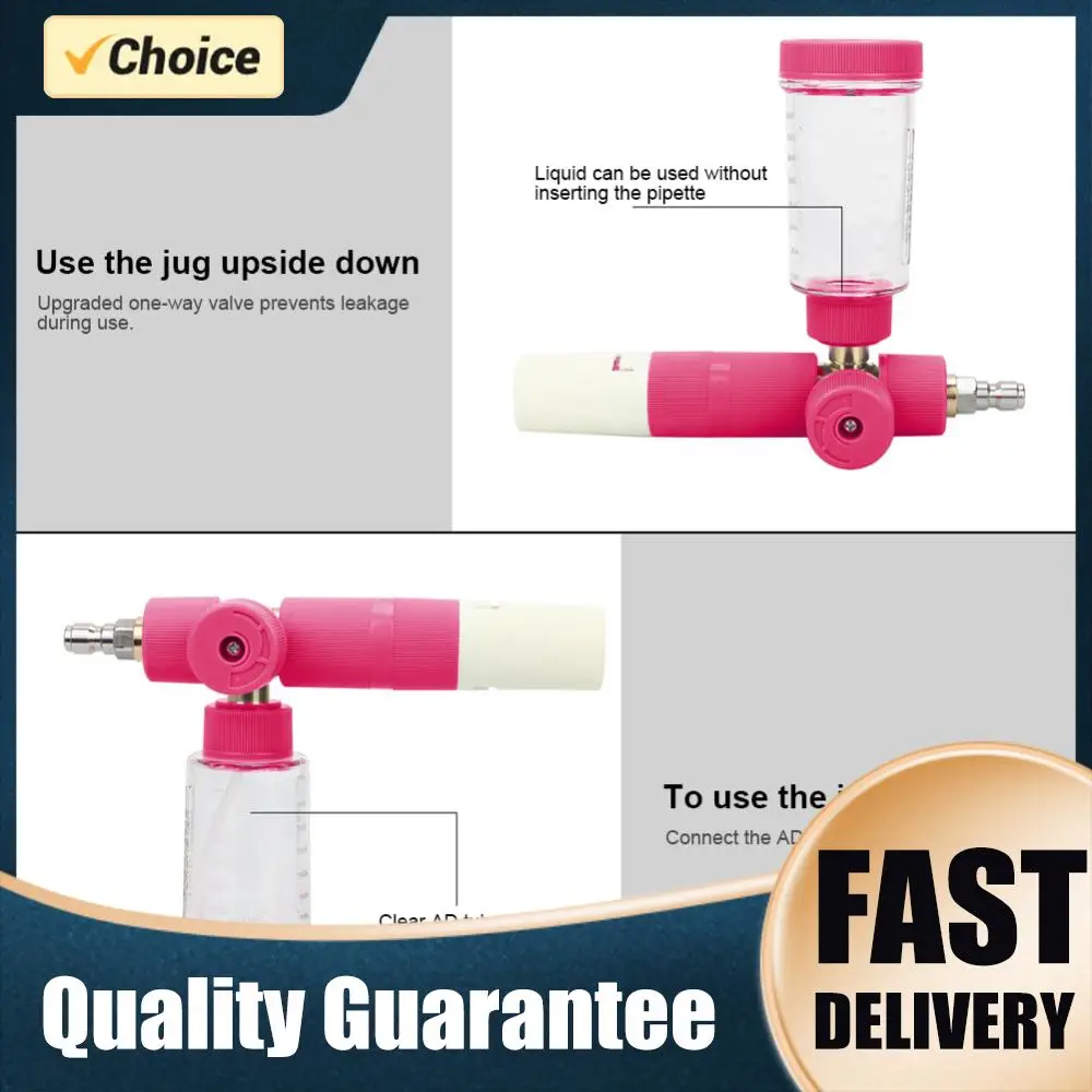 100ml Soap Foam Spray Bottle with 1/4 Inch Quick Connector Pressure Washer Gun Car Wash Foam Sprayer for Cleaning Cars SUVs
100ml Soap Foam Spray Bottle with 1/4 Inch Quick Connector Pressure Washer Gun Car Wash Foam Sprayer for Cleaning Cars SUVs