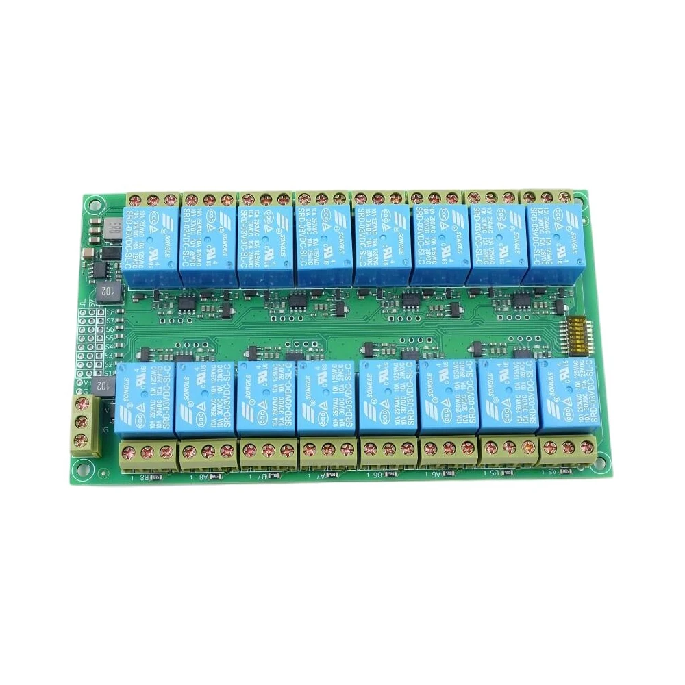 16 Way 8 Channel RC PWM Relay Module Electronic Switch for RC Car Boat Aircraft 4.5V-12V Receiver DIP Switch Adjustable Relay
16 Way 8 Channel RC PWM Relay Module Electronic Switch for RC Car Boat Aircraft 4.5V-12V Receiver DIP Switch Adjustable Relay