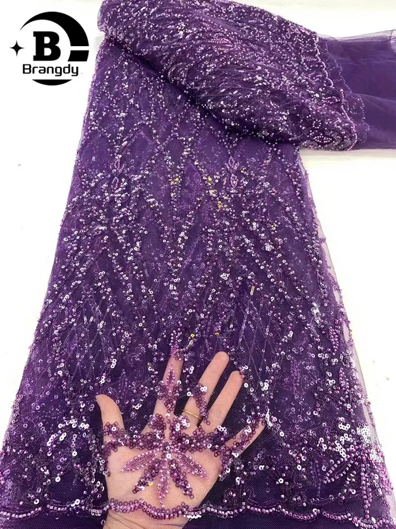High-End Luxury French Embroidery Heavy Groom Lace Fabric Fashion African Nigerian With Sequin Fabric For Luxury Evening Dress
High-End Luxury French Embroidery Heavy Groom Lace Fabric Fashion African Nigerian With Sequin Fabric For Luxury Evening Dress
