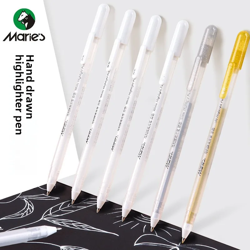 Marie's 3pcs Highlight Pen Painting Pen Signature Anime Highlight Painting Special Hand Drawn String Pen White Marker Oily
Marie's 3pcs Highlight Pen Painting Pen Signature Anime Highlight Painting Special Hand Drawn String Pen White Marker Oily