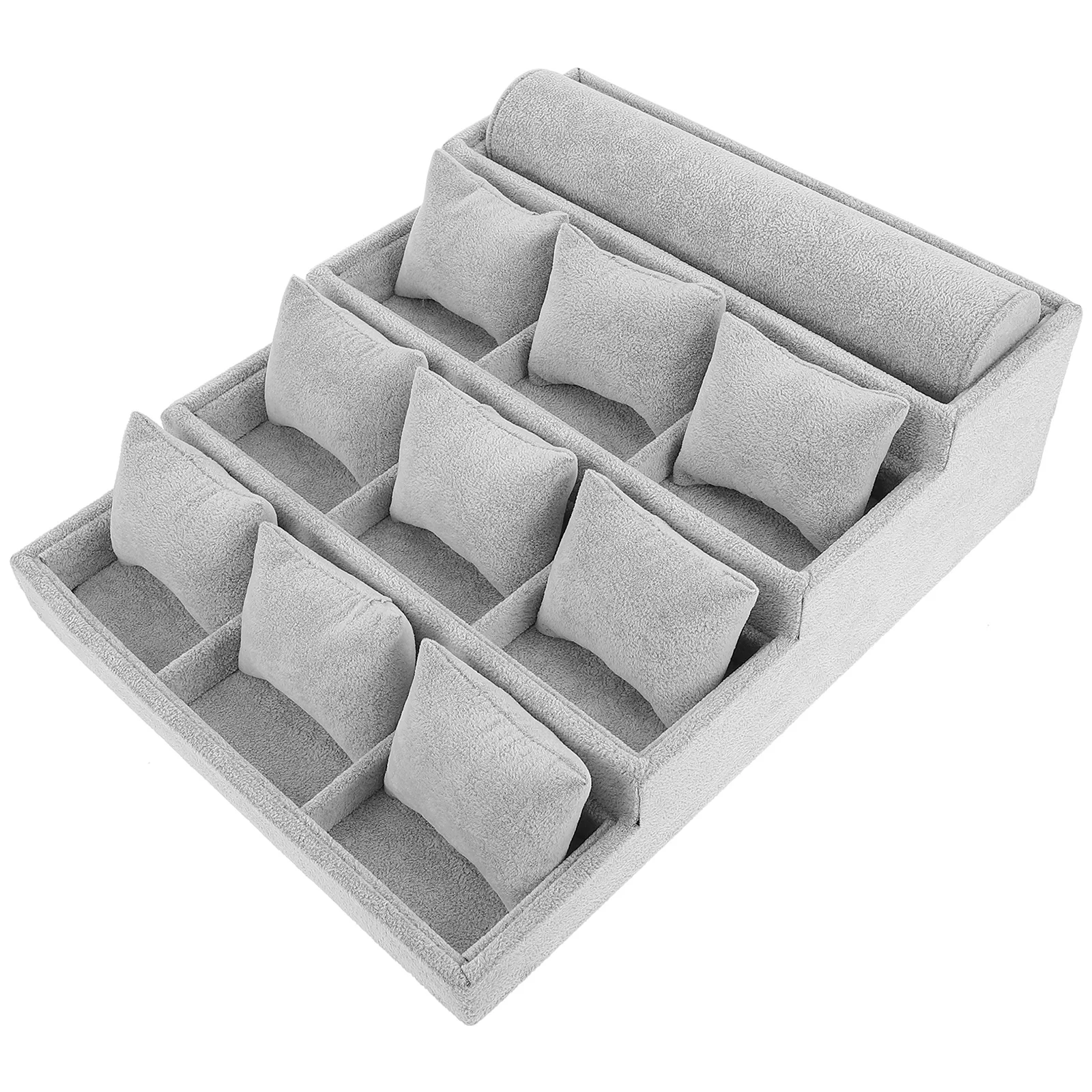 Wooden Multi-Layer for Bracelets Necklaces Rings Watch Jewelry Pillow Tray Pillow Tray Watch Holder Display Storage
Wooden Multi-Layer for Bracelets Necklaces Rings Watch Jewelry Pillow Tray Pillow Tray Watch Holder Display Storage