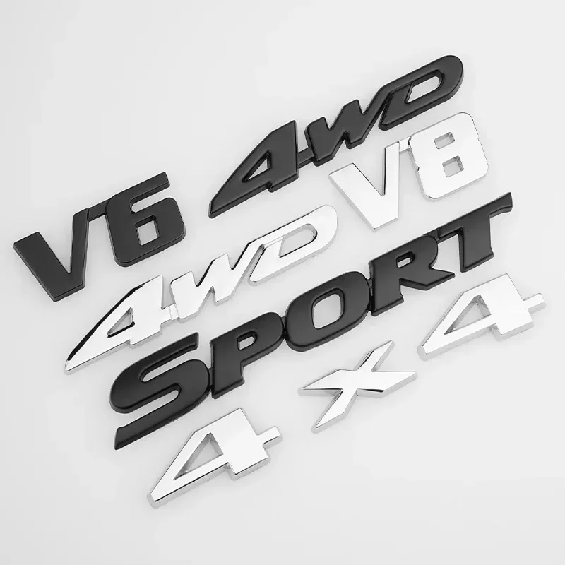 3D Metal 4X4 Sport Logo V6 V8 4WD Emblem Car Fender Trunk Badge For Toyota Hilux Off Road FJ Land Cruiser Sticker Accessories
3D Metal 4X4 Sport Logo V6 V8 4WD Emblem Car Fender Trunk Badge For Toyota Hilux Off Road FJ Land Cruiser Sticker Accessories