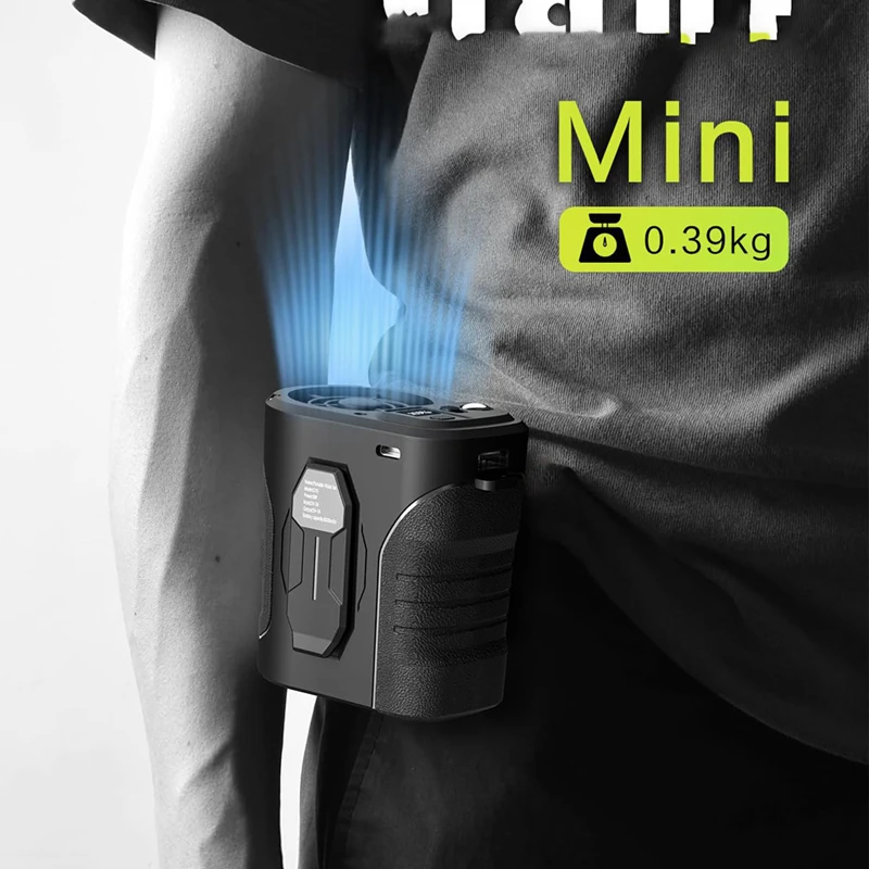 Xiaomi 10000 мАч поясной вентилятор перезаряжаемый портативный вентилятор 15000 об/мин сильный воздушный поток носимый поясной вентилятор для одежды рубашка походы на открытом воздухе 
Xiaomi 10000 мАч поясной вентилятор перезаряжаемый портативный вентилятор 15000 об/мин сильный воздушный поток носимый поясной вентилятор для одежды рубашка походы на открытом воздухе