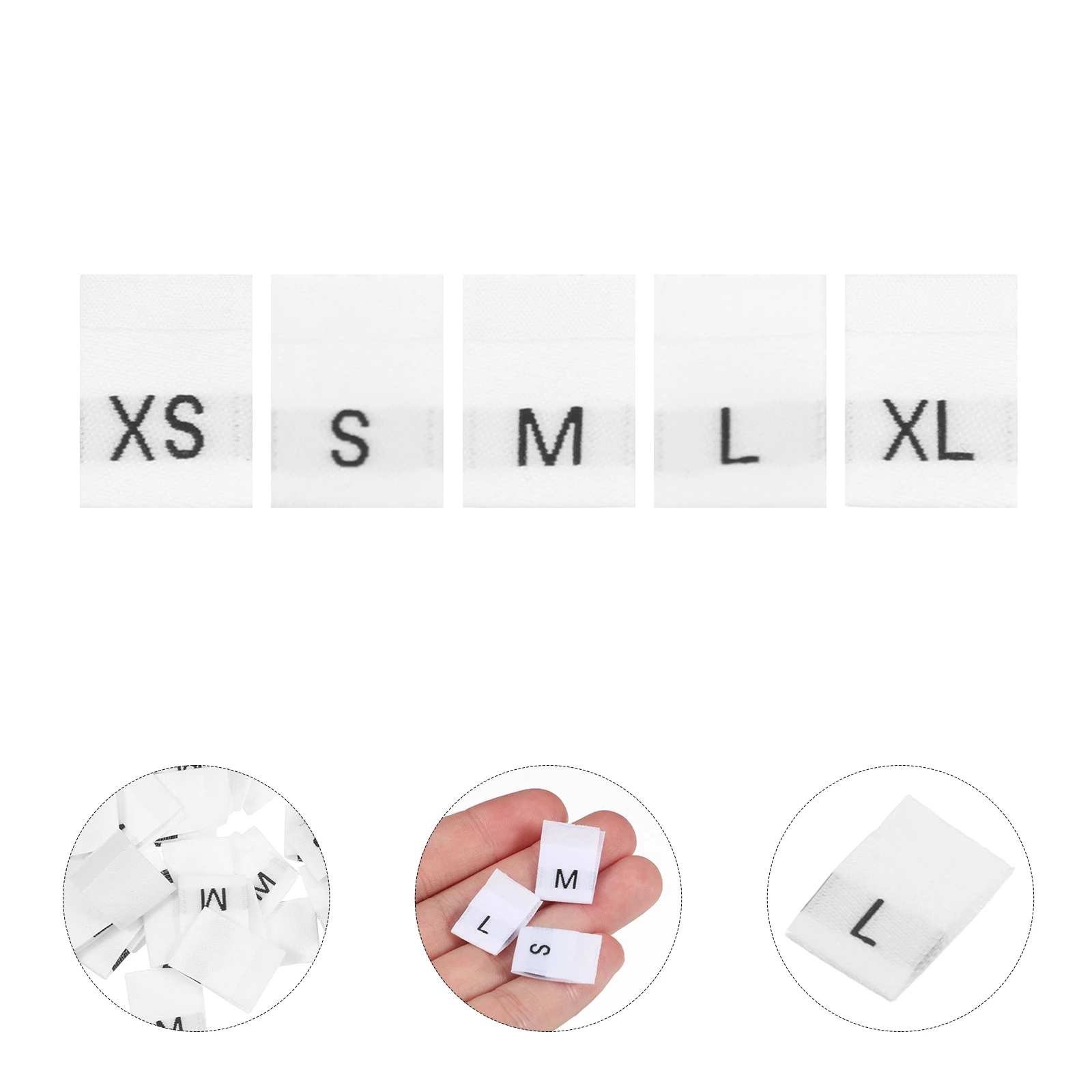 500 Pcs Clothing Woven Label Accessories Clothes Size Labels Fabric Tags Universal Sewing
500 Pcs Clothing Woven Label Accessories Clothes Size Labels Fabric Tags Universal Sewing