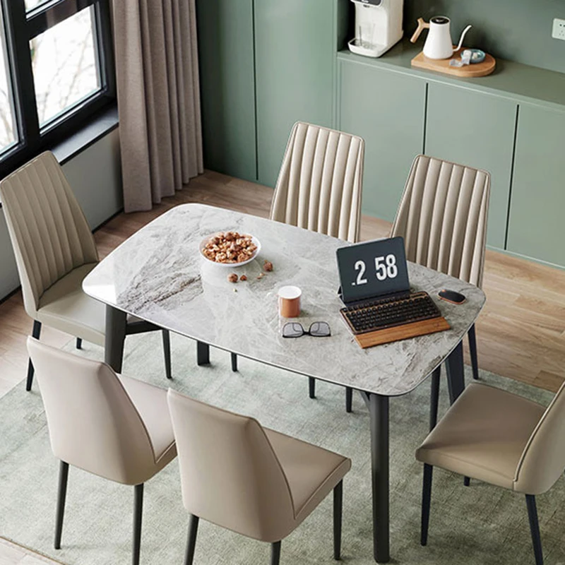 Concise Dining Table Modern Stainless Steel Portable Living Room Chairs Kitchen Islands Marble Comedor Tables Garden Luxurious
Concise Dining Table Modern Stainless Steel Portable Living Room Chairs Kitchen Islands Marble Comedor Tables Garden Luxurious