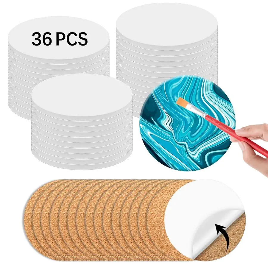 PCS Круглая керамическая плитка для поделок 4x4 дюйма и самоклеящийся пробковый коврик, неглазурованные керамические подставки для поделок с спиртом
PCS Круглая керамическая плитка для поделок 4x4 дюйма и самоклеящийся пробковый коврик, неглазурованные керамические подставки для поделок с спиртом