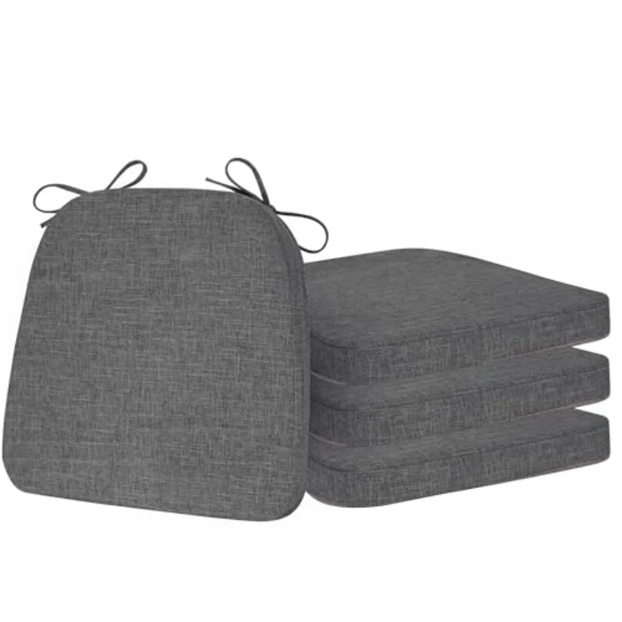 Chair Cushions for Dining Chairs Non Slip Chair Pads Set of 4 Seat Cushions with Ties Indoor 16.7" x 16" Dark
Chair Cushions for Dining Chairs Non Slip Chair Pads Set of 4 Seat Cushions with Ties Indoor 16.7" x 16" Dark