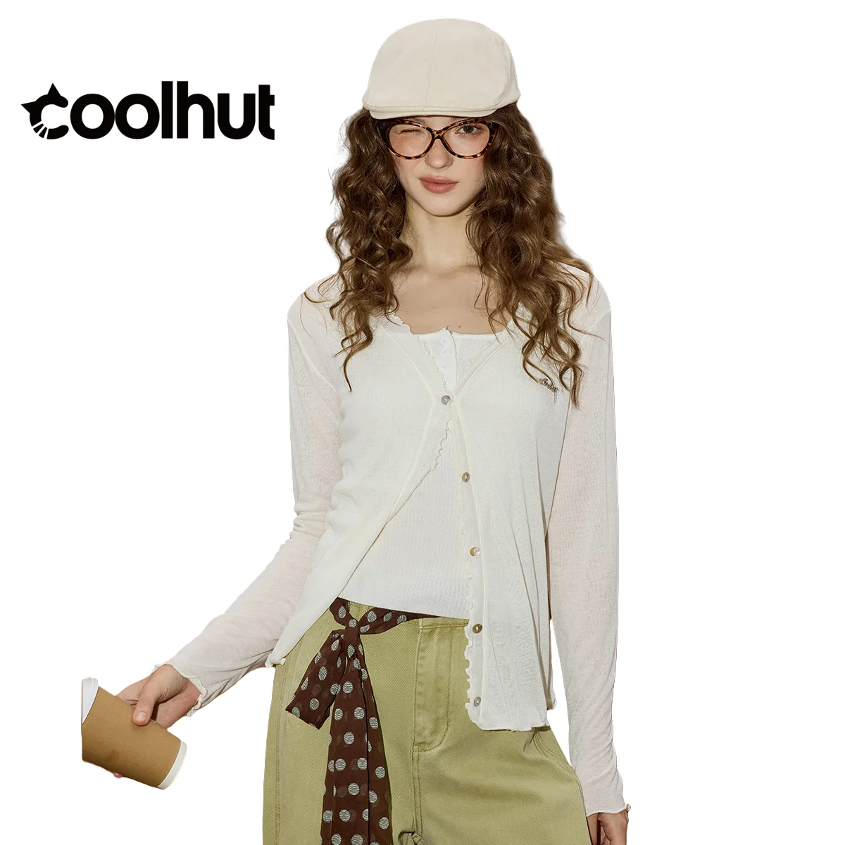 COOLHUT женский белый новый легкий укороченный кардиган с кружевной отделкой и v-образным вырезом, прозрачная осенняя мягкая многослойная нежная блузка
COOLHUT женский белый новый легкий укороченный кардиган с кружевной отделкой и v-образным вырезом, прозрачная осенняя мягкая многослойная нежная блузка