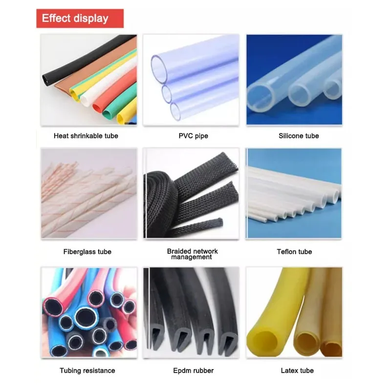 Automatic Heat Shrink Tube Cutting Machine Digital Control PVC ABS Silicone Pipe Precision Cutter