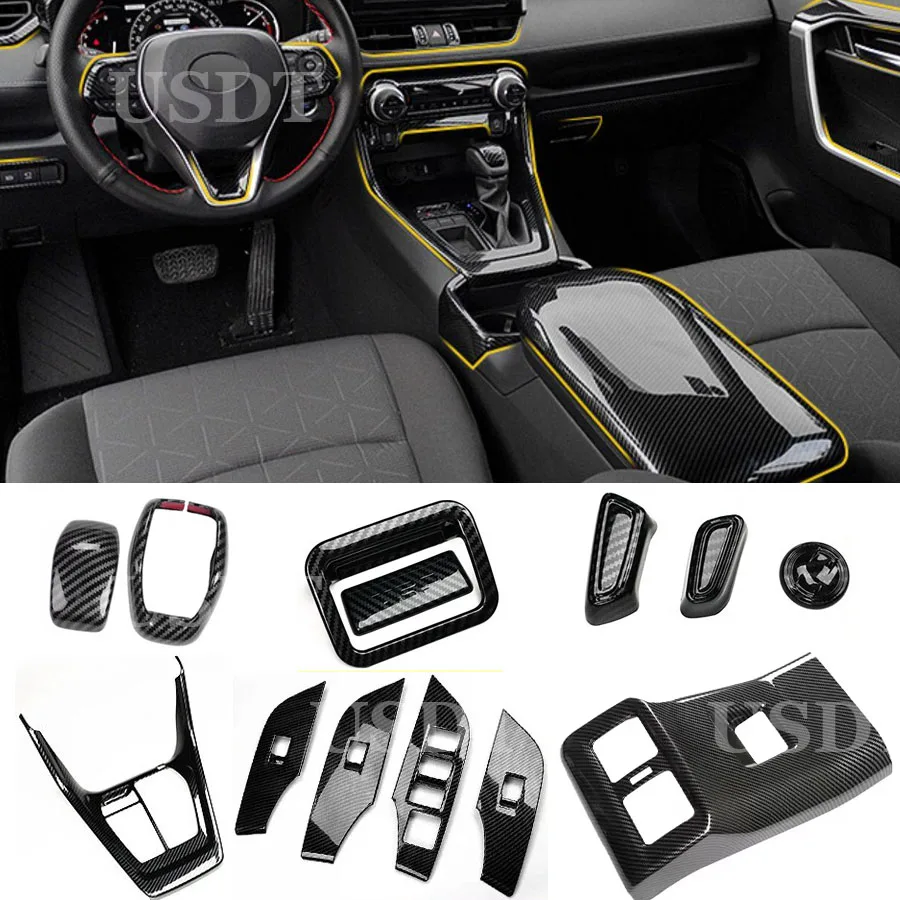 Fit For TOYOTA RAV4 RAV 4 XA50 2020 2021 2022 2023 2024 Car Interior Carbon Fiber Look ABS Cover Trim Decoration Car Accessories
Fit For TOYOTA RAV4 RAV 4 XA50 2020 2021 2022 2023 2024 Car Interior Carbon Fiber Look ABS Cover Trim Decoration Car Accessories