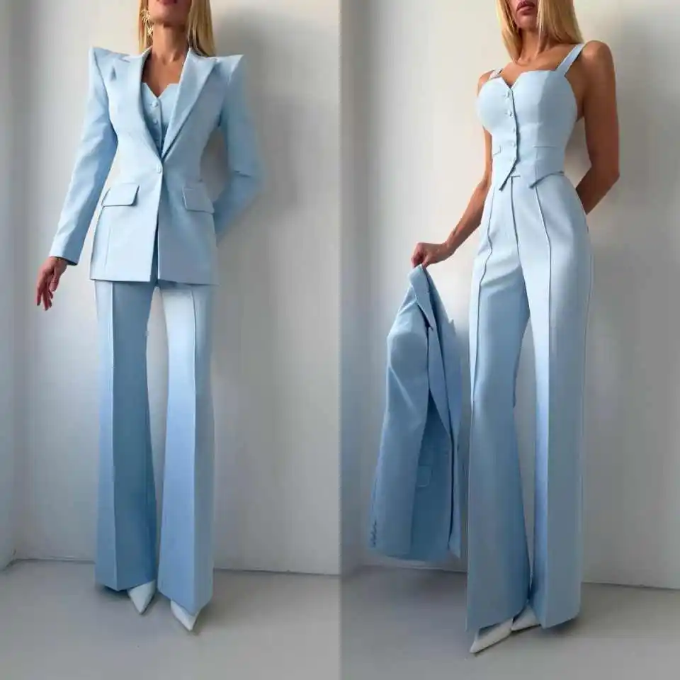 Formal Working Women Blazer Sets Customized Girls Prom Evening Guest Formal Wear Photography 3 Pieces Graduation Ceremony
Formal Working Women Blazer Sets Customized Girls Prom Evening Guest Formal Wear Photography 3 Pieces Graduation Ceremony