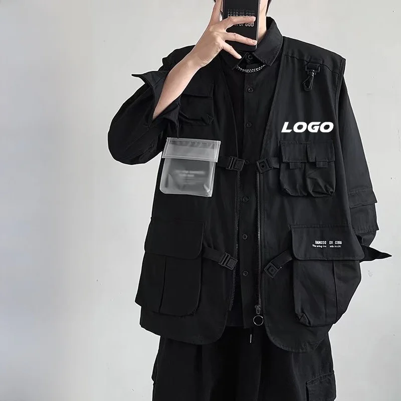 Japanese Style Sleeveless Spring Autumn High Street 3D Pocket Workwear Vest Trendy Men's Sports Functionality Style Sleeveles...
Japanese Style Sleeveless Spring Autumn High Street 3D Pocket Workwear Vest Trendy Men's Sports Functionality Style Sleeveles...